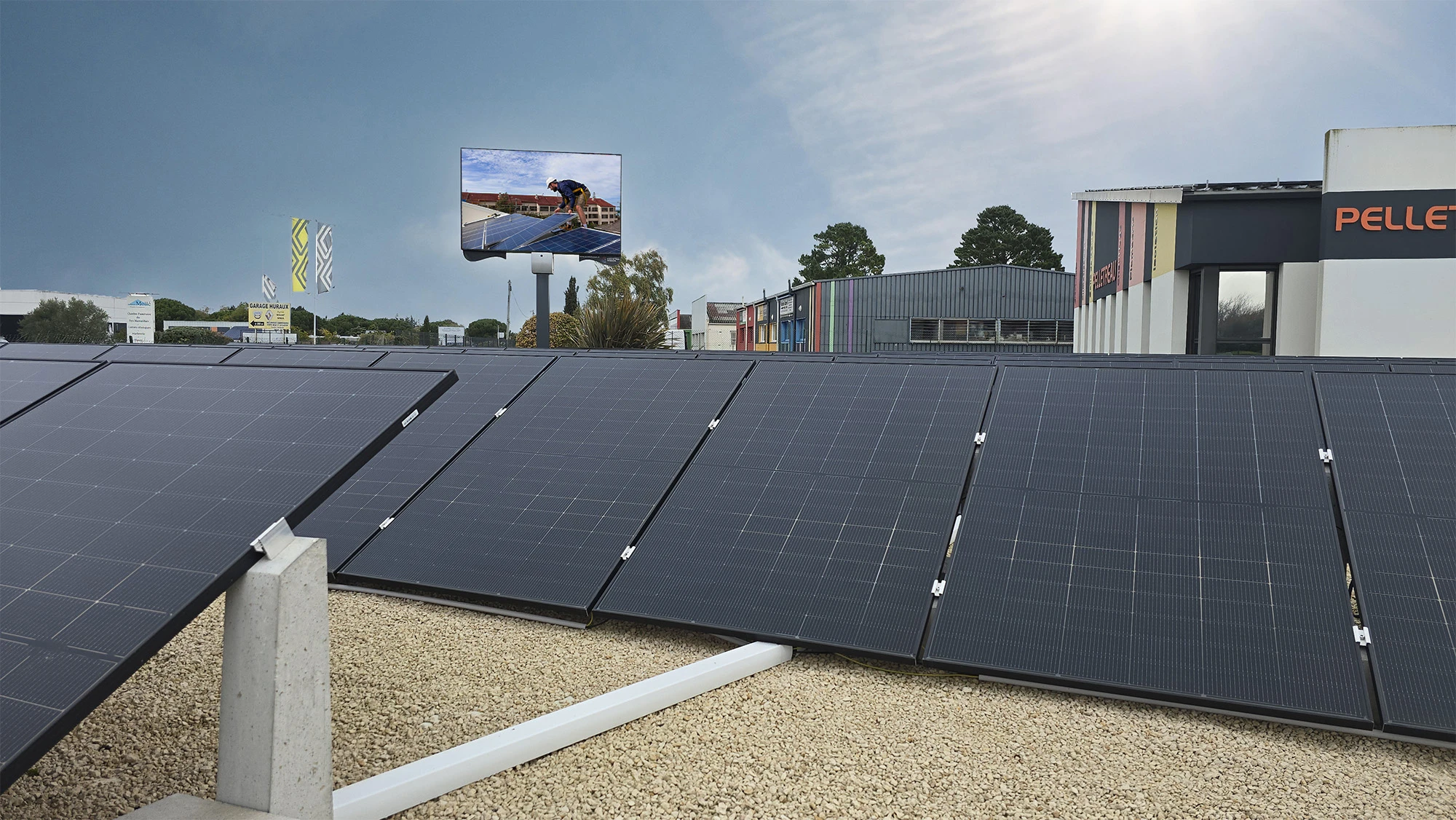 Autoconsommation photovoltaïque pour entreprise en location de bâtiment